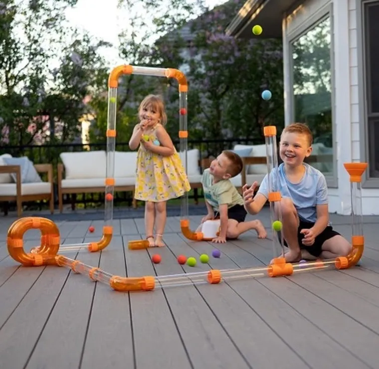 Fat Brain Toy Co, Air Toobz, zestaw dodatkowych rurek do dmuchawy piłek