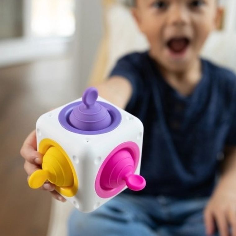 Fat Brain Toy Co. Kostka Tugl, zabawka sensoryczna