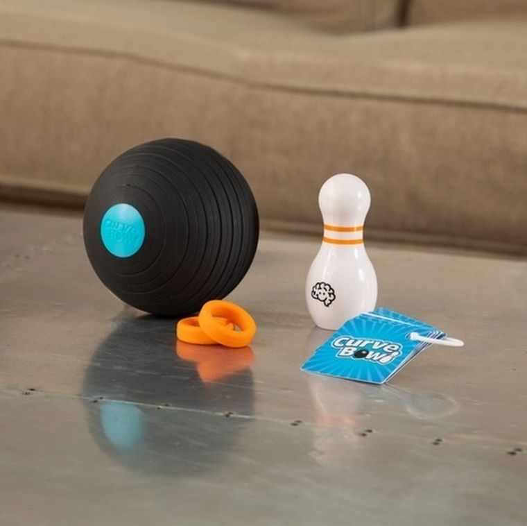 Fat Brain Toy, Curve Bowl, podkręcona kula do kręgli, gra zręcznościowa