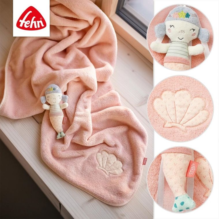 Fehn, Morze, kocyk z maskotką, syrenka