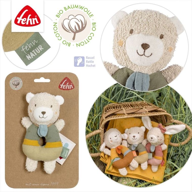 Fehn, Natura 3, maskotka grzechotka, miś