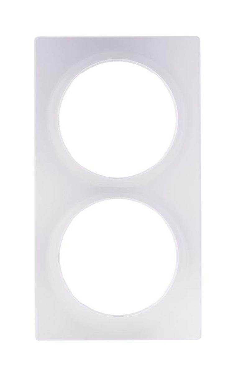 Fibaro, podwójna ramka ozdobna, biała