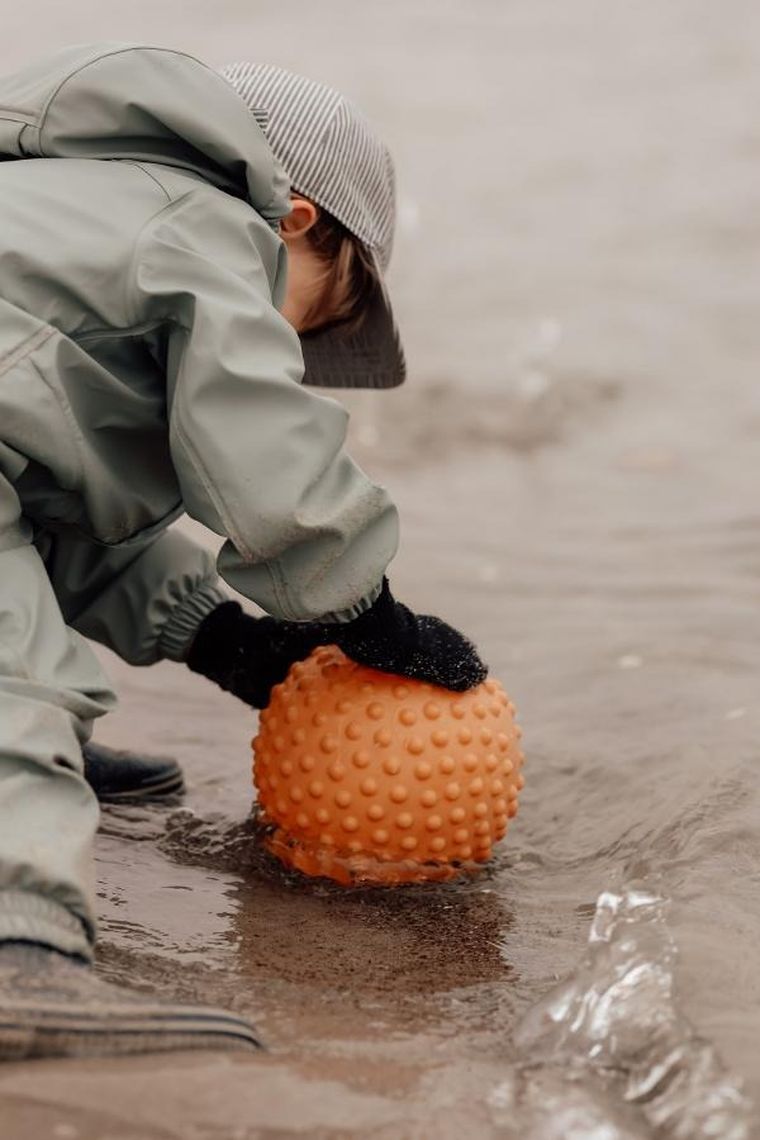 Find that Hippo, piłka sensoryczna, pomarańczowa, 20 cm