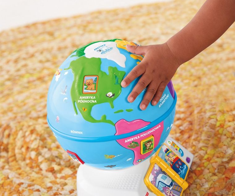 Fisher-Price, Edukacyjny globus odkrywcy, zabawka interaktywna
