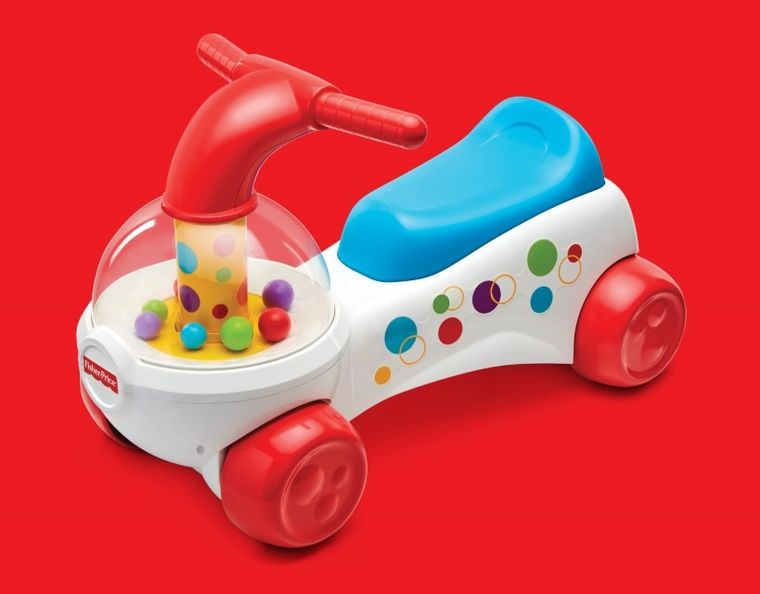 Fisher-Price, jeździk z wirującymi piłkami