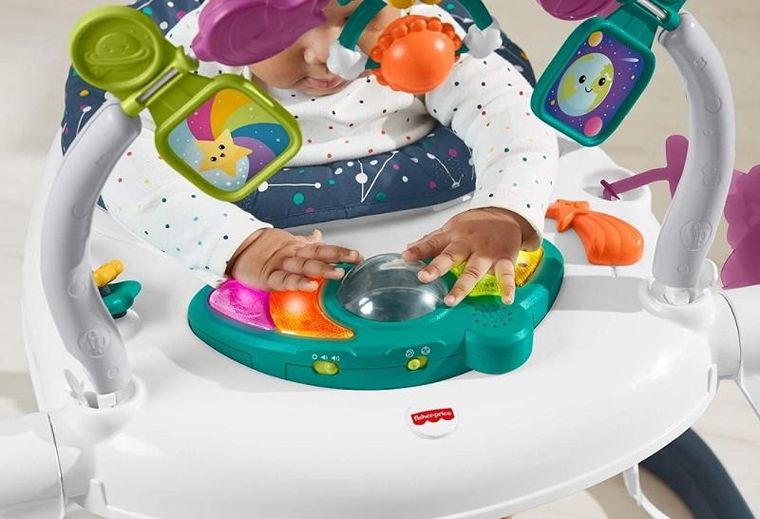 Fisher-Price, Kompaktowy Skoczek Astrokotek, zabawka niemowlęca