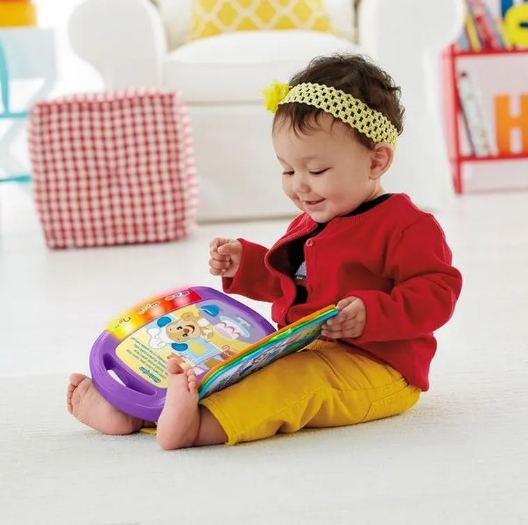 Fisher-Price, Książka z wierszykami Szczeniaczka, niemowlęca zabawka interaktywna