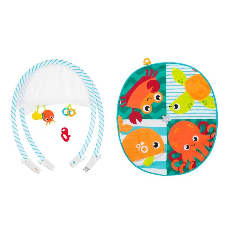 Fisher-Price, mata edukacyjna Fold & Go, zabawka niemowlęca