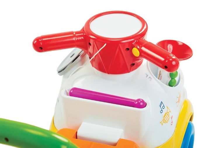 Fisher-Price, Muzyczna Parada, jeździk, żółty
