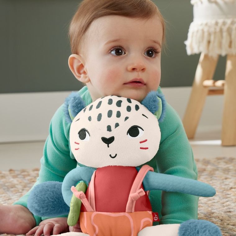 Fisher-Price, Planet Friends, Pantera przytulanka, zabawka niemowlęca