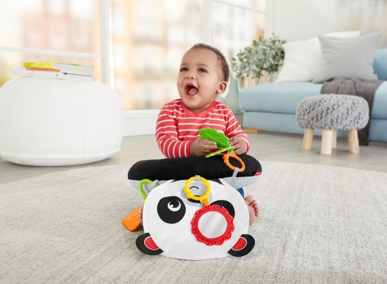 Fisher-Price, Sensoryczna poduszka Panda, zabawka niemowlęca