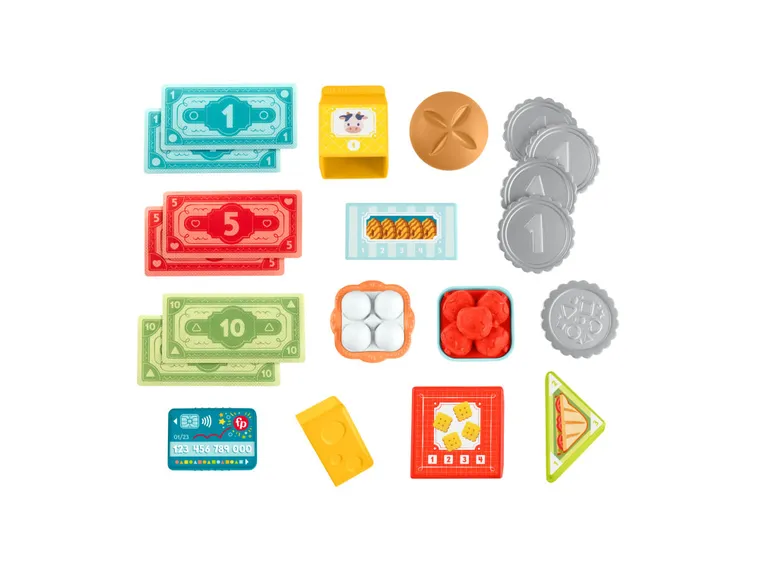 Fisher-Price, Sklepik - Kasa fiskalna "Kupuj i skanuj", zabawka interaktywna