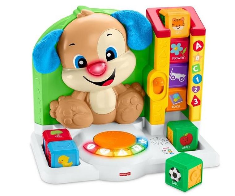 Fisher-Price, Ucz się i śmiej! Edukacyjna stacja Szczeniaczka - pierwsze słówka, zabawka interaktywna