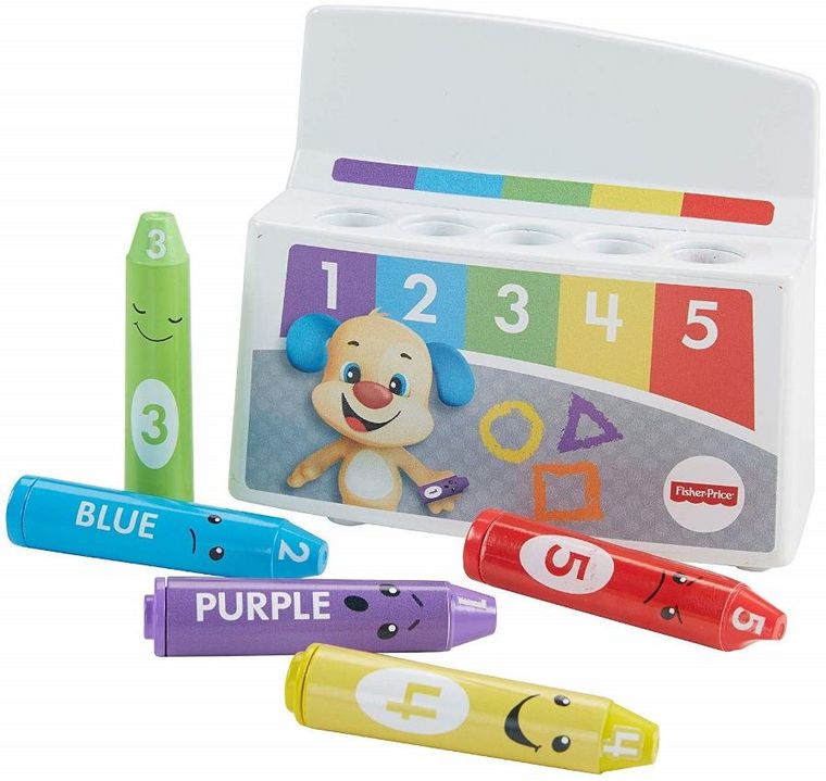 Fisher-Price, Uczące kredki „Kolorki-Humorki”, zabawka niemowlęca