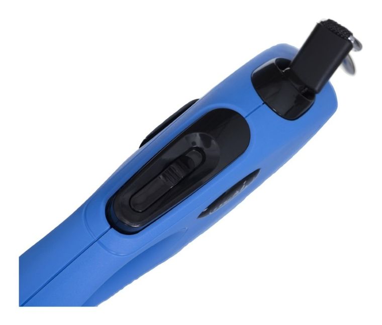 Flexi, New Classic, smycz, rozmiar S, taśma, 5 m, do 15 kg, niebieski