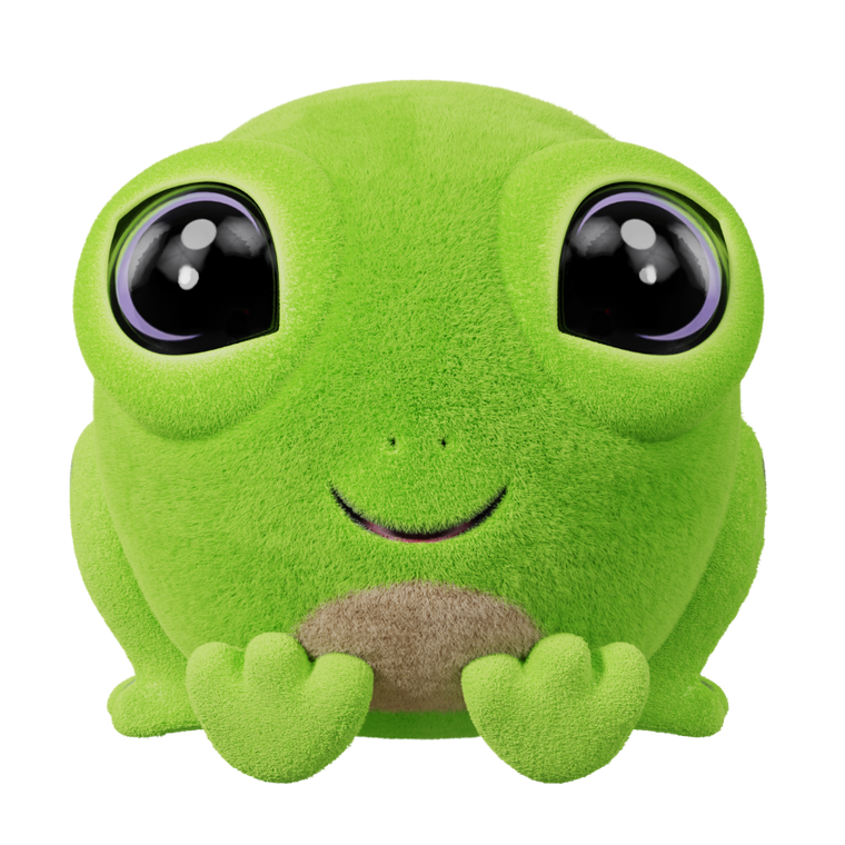 Flockies, żaba Finn, figurka