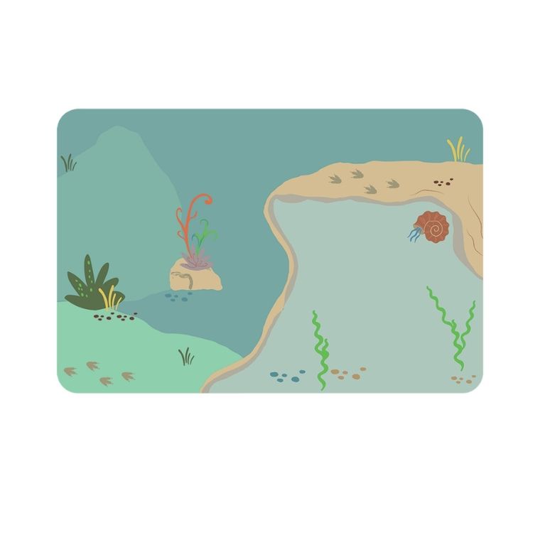 Floss & Rock, Dinozaury, magnetyczna układanka i tablica do rysowania