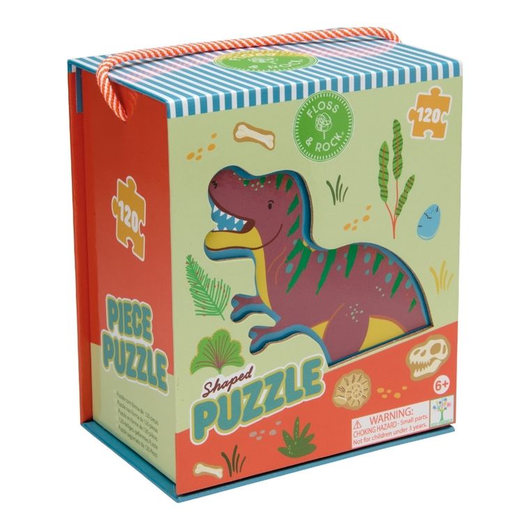 Floss & Rock, Dinozaury, puzzle, 120 elementów