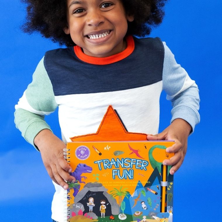 Floss & Rock, Dinozaury, zestaw do kalkomanii