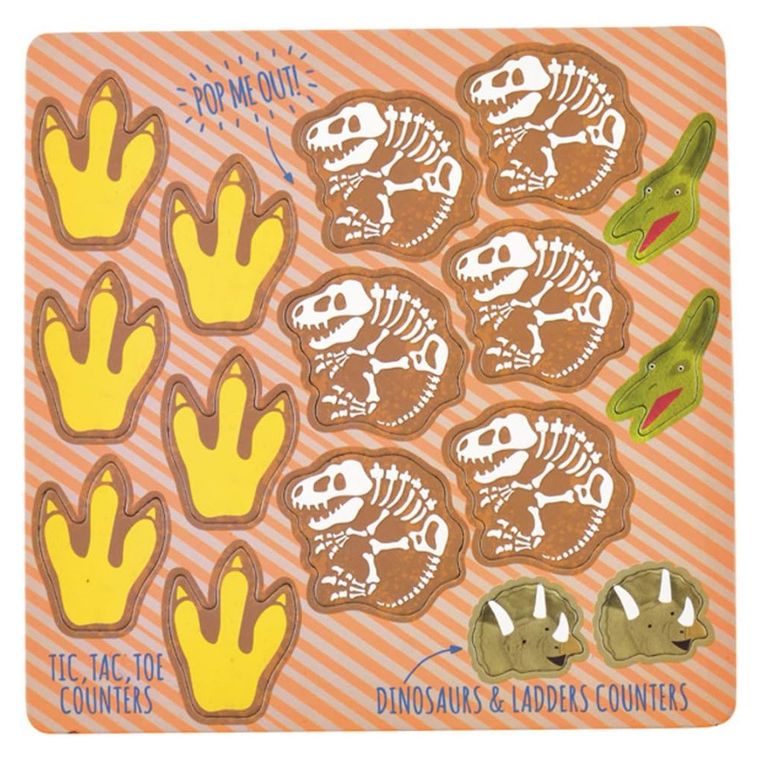 Floss & Rock, Dinozaury, zestaw magnetycznych gier i zabaw 4w1