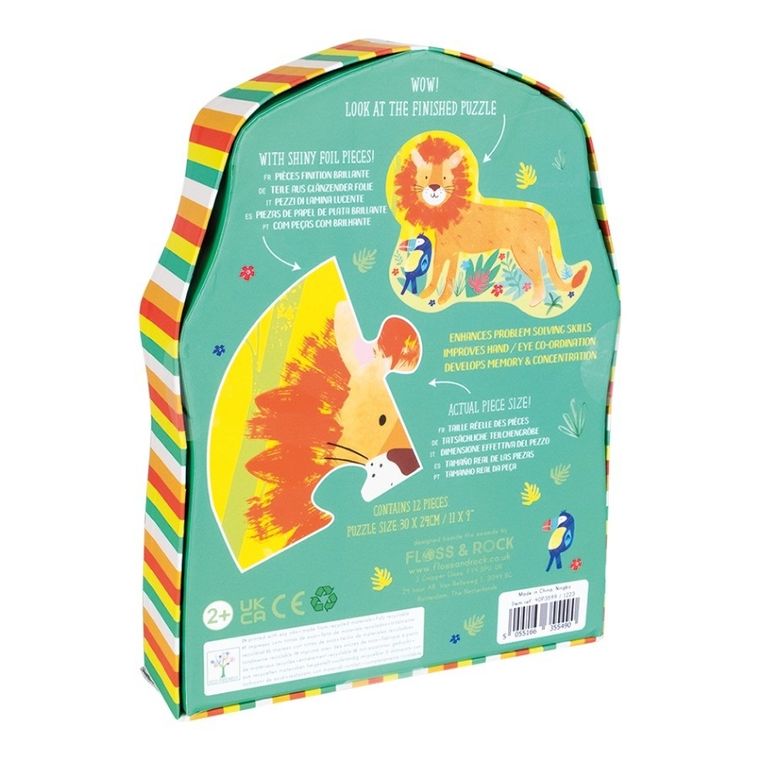 Floss & Rock, Lew, puzzle, 12 elementów