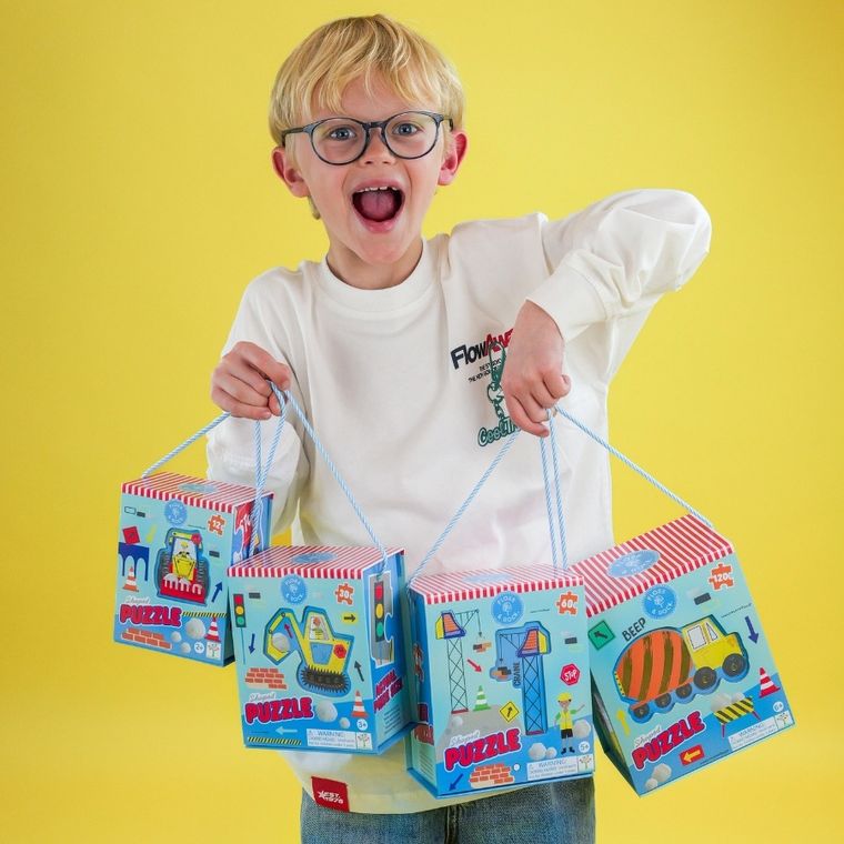 Floss & Rock, Na budowie, puzzle, 60 elementów