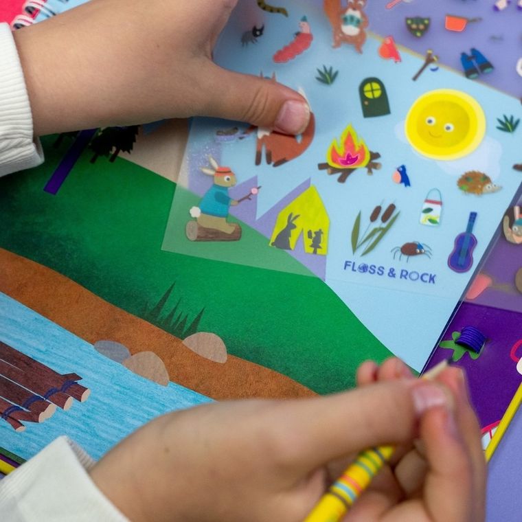 Floss & Rock, Przygoda, zestaw do kalkomanii