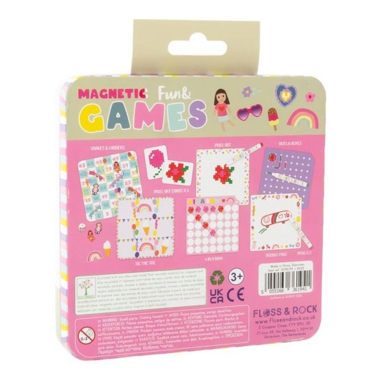 Floss & Rock, Przyjaciółki, gry magnetyczne w puszce 6w1