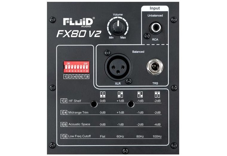 Fluid Audio, aktywny monitor studyjny, FX80 V2