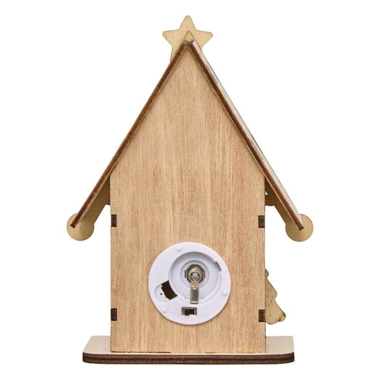 Fééric Lights and Christmas, lampion świąteczny LED, domek z piernika, 15 cm