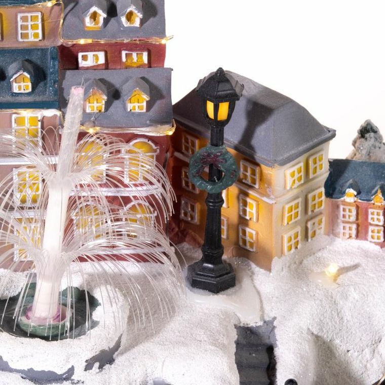 Fééric Lights And Christmas, ruchoma scenka zimowa z wieżą Eiffla