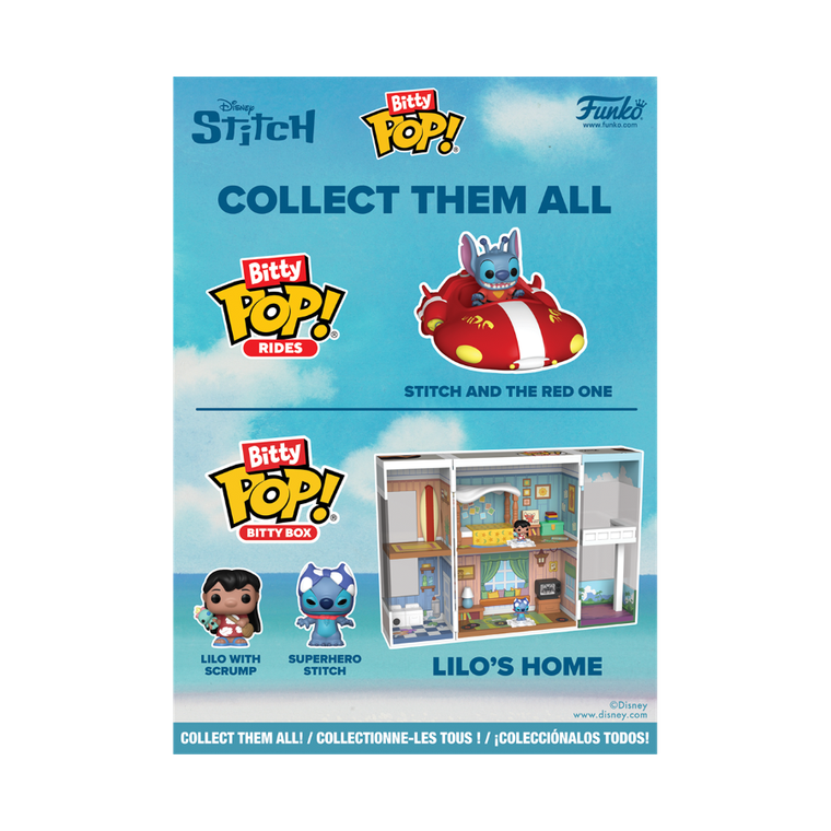 Funko Bitty Pop! Disney, Lilo i Stitch, kalendarz adwentowy z mini figurkami kolekcjonerskimi, 24 elementy