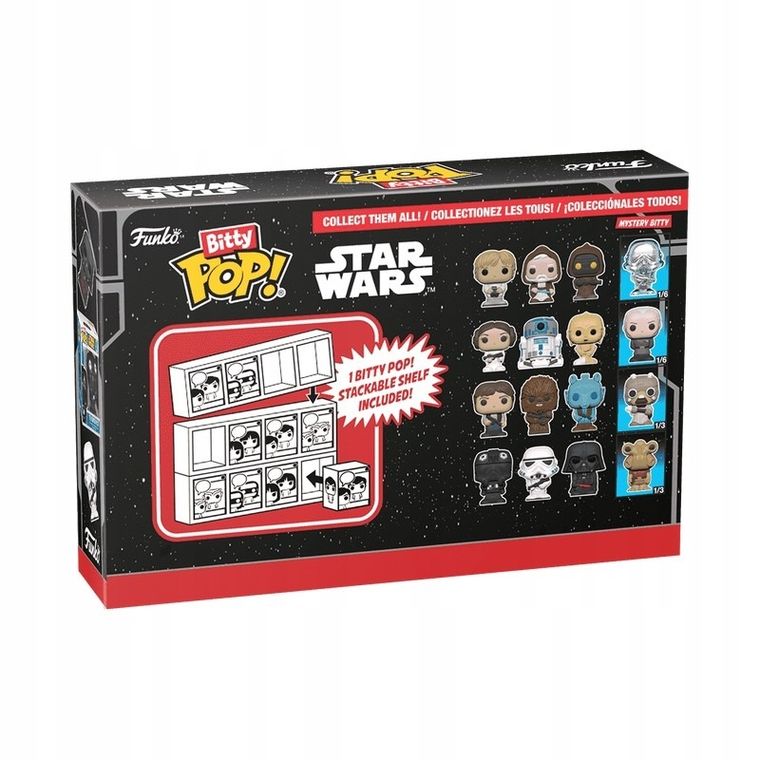 Funko Bitty Pop! Star Wars: Han Solo, mini figurki kolekcjonerskie, 4 szt.