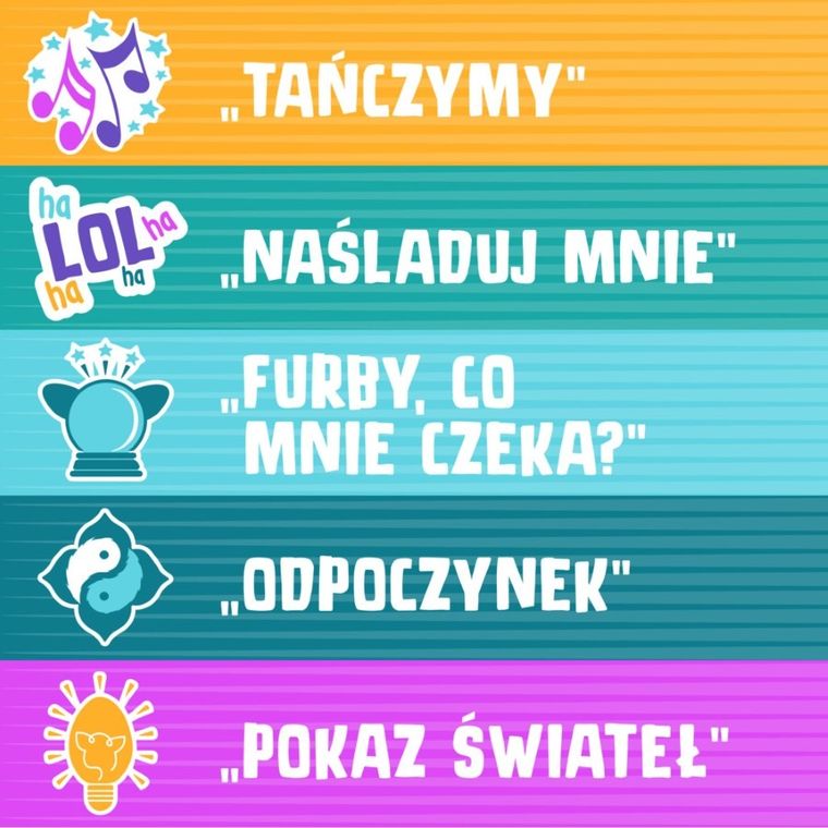 Furby, Zorza Furbalna, pluszowa zabawka elektroniczna świecąca w ciemności