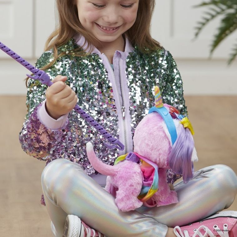 Furreal Friends, Walkalots, duży piesek na smyczy z modowymi akcesoriami, zabawka interaktywna