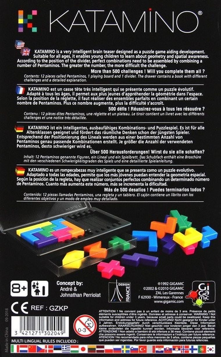 G3, Katamino, gra logiczna, wersja podróżna