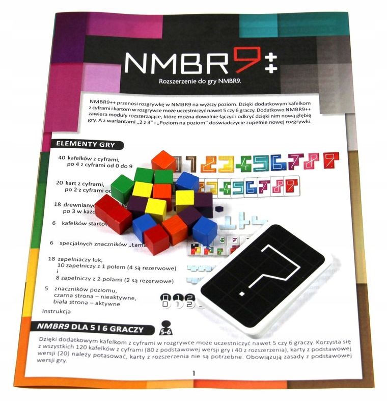 G3, NMBR 9++, dodatek do gry