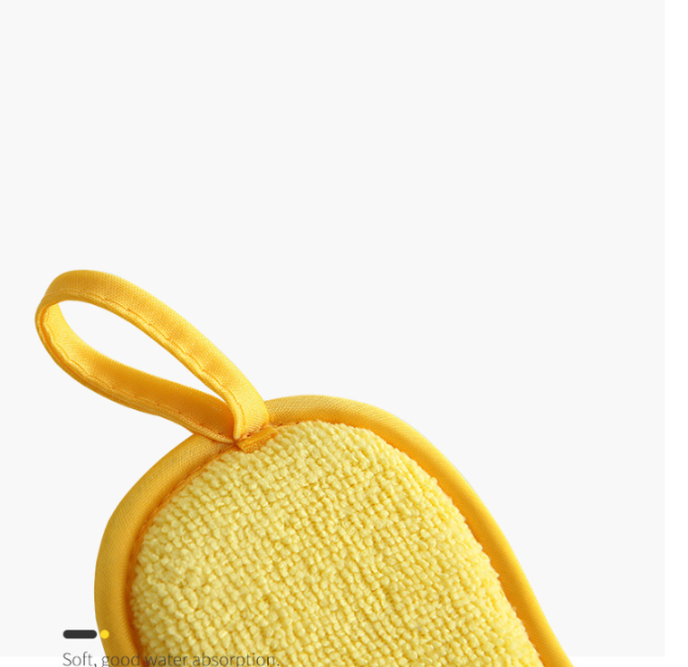 Gąbka do czyszczenia kuchni, żółta