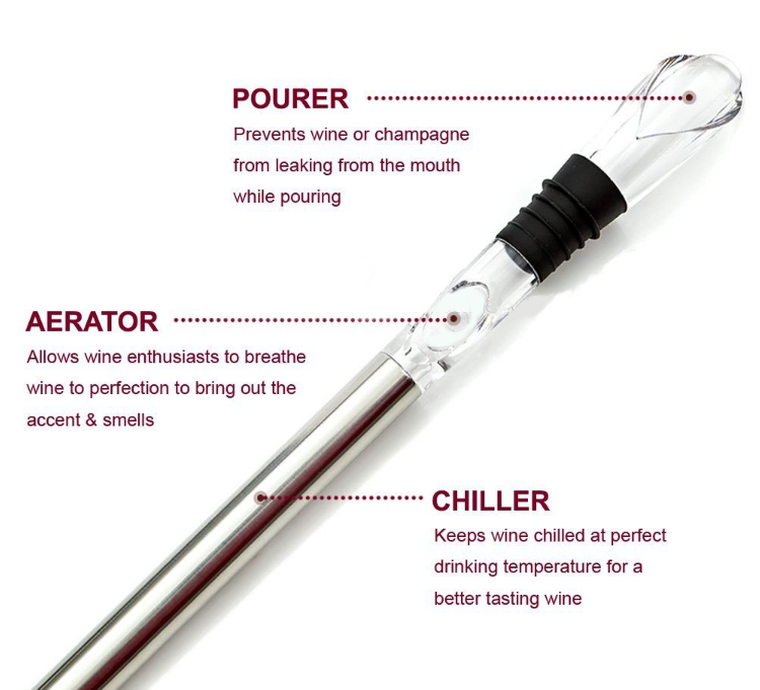 Gadget Master, chiller stick do wina 3w1