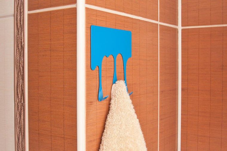 Gadget Master, designerski wieszak, drop, niebieski