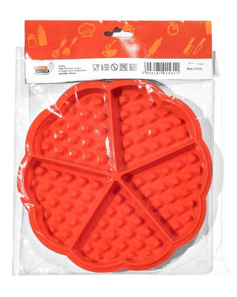 Gadget Master, foremka na gofry i placki, serducha