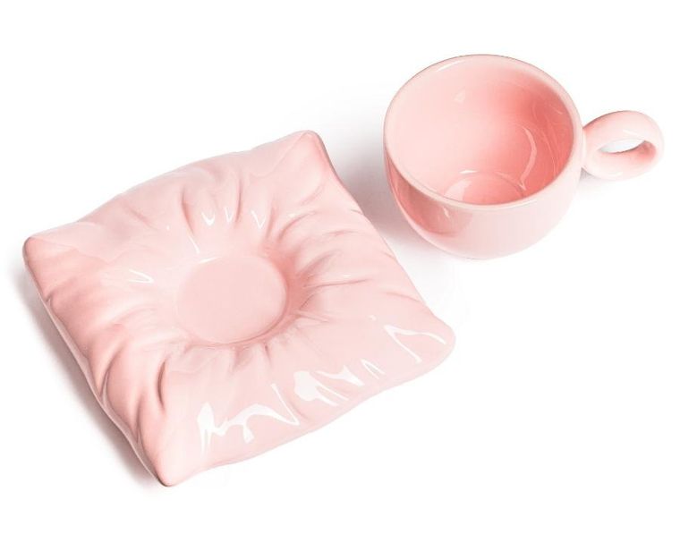 Gadget Master, królewska filiżanka, różowa