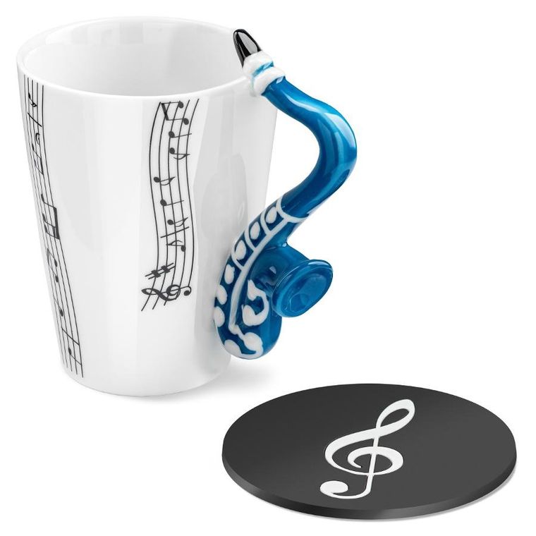 Gadget Master, Muzyka Duo, kubek saksofon, z podkładką