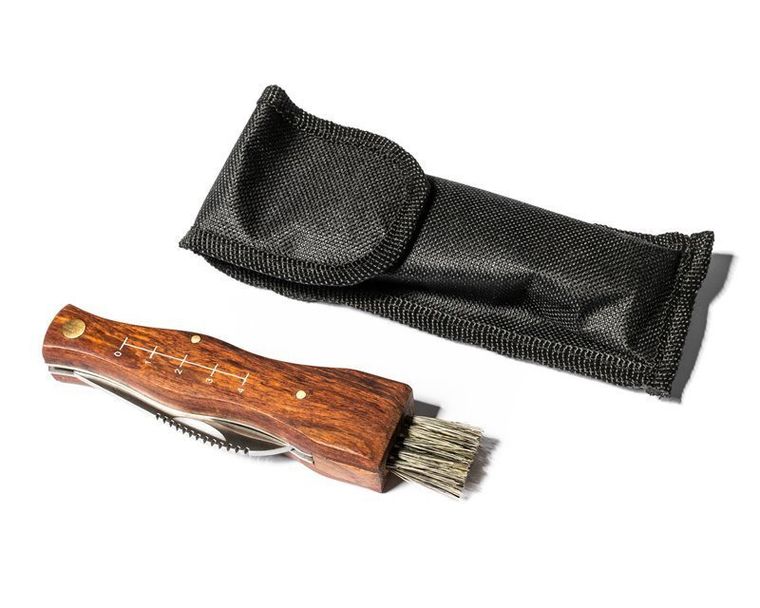 Gadget Master, nóż do grzybów z czyścikiem i pokrowcem