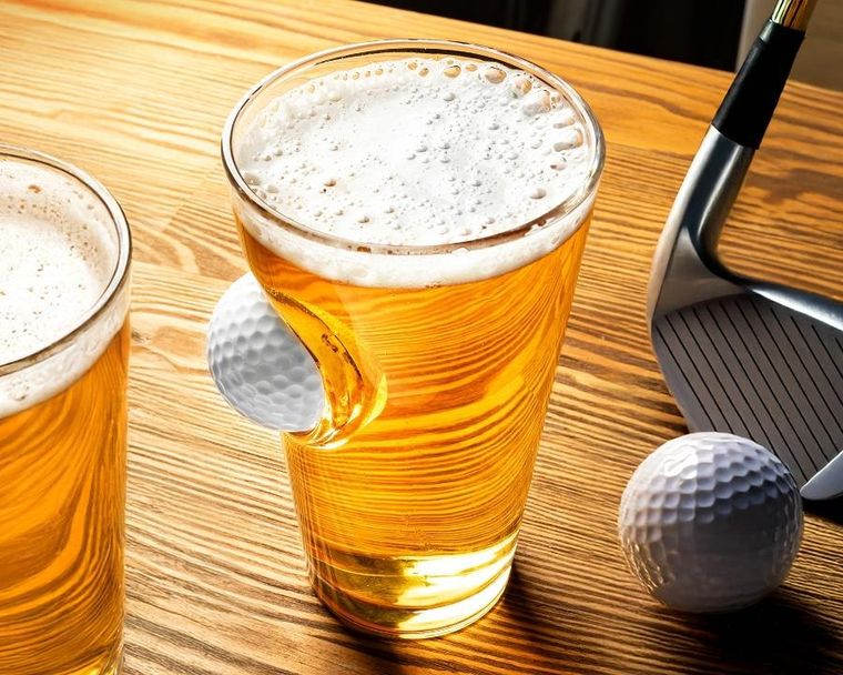 Gadget Master, szklanka, piłka golfowa uwięziona w szkle