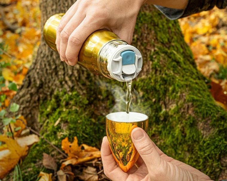 Gadget Master, termos, pocisk artyleryjski max, mosiądz, 500 ml