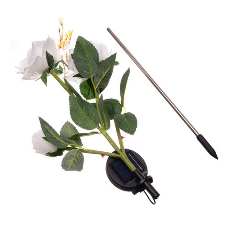 Gardlov, lampa solarna, róża