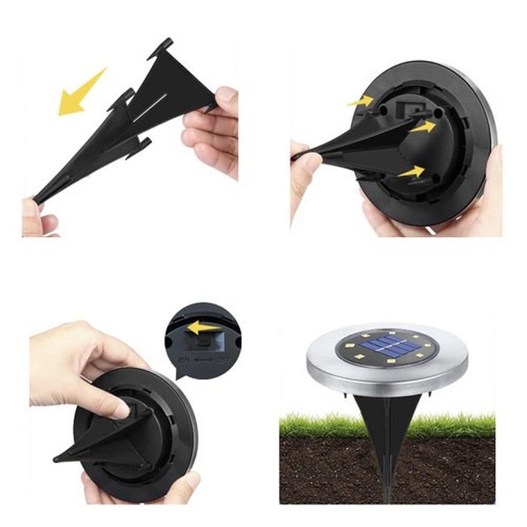 Gardlov, lampki solarne ogrodowe, 12 szt.