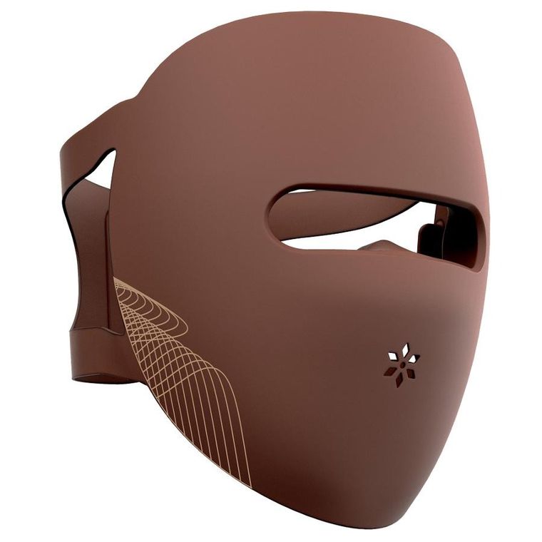 Garett Beauty, Skin Ritual Face&Neck, maska LED do twarzy i szyi, brązowy