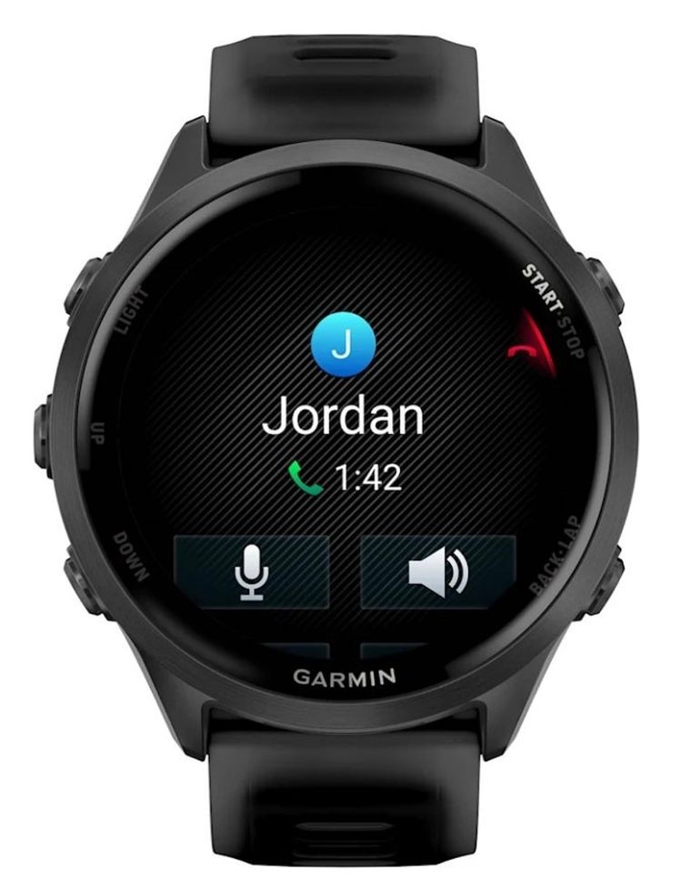 Garmin, Forerunner 570 AMOLED, zegarek, 47 mm, czarny